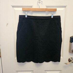 Mini Skirt with Scalloped Details